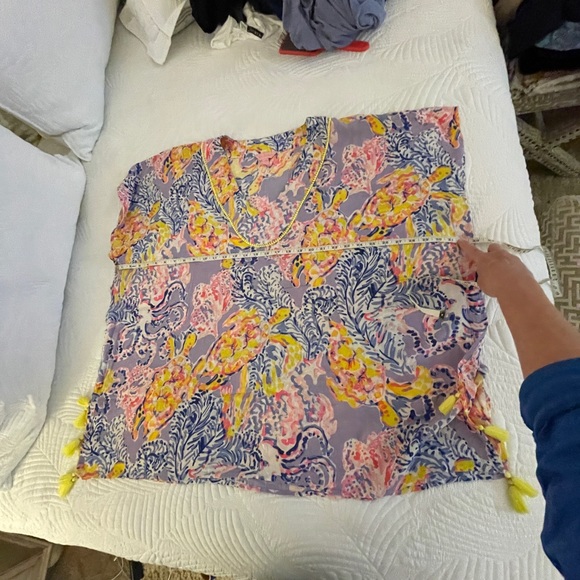 💛NWOT’s Lilly Pulitzer El Bravo Way Cover Up. Size L/XL💛 - Picture 11 of 11